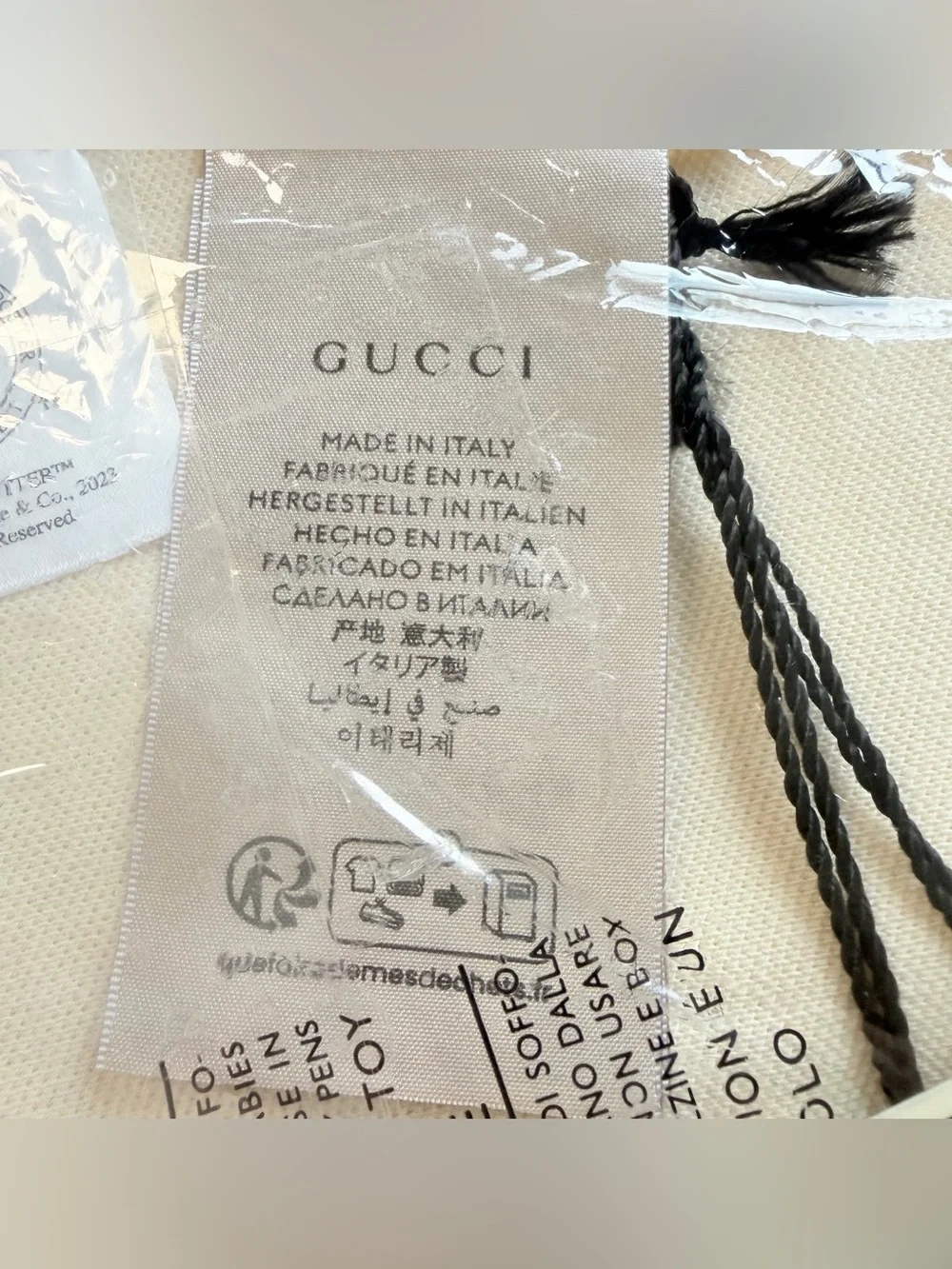 RARE NEW Gucci Peter Rabbit Bib Gift Beige Unisex Baby Girl Boy Infant Tops